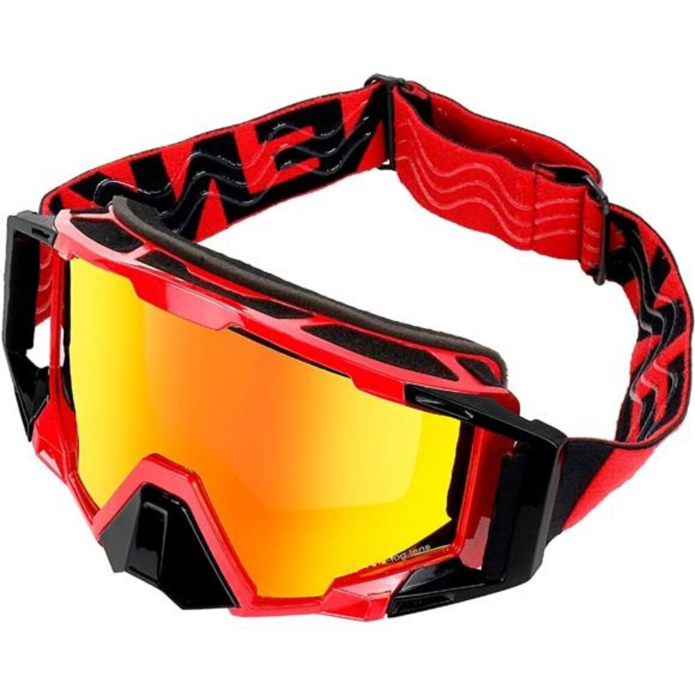 Motocross Goggles With Nose Guard Anti Fog Dirt Bike ATV Off Road Adult